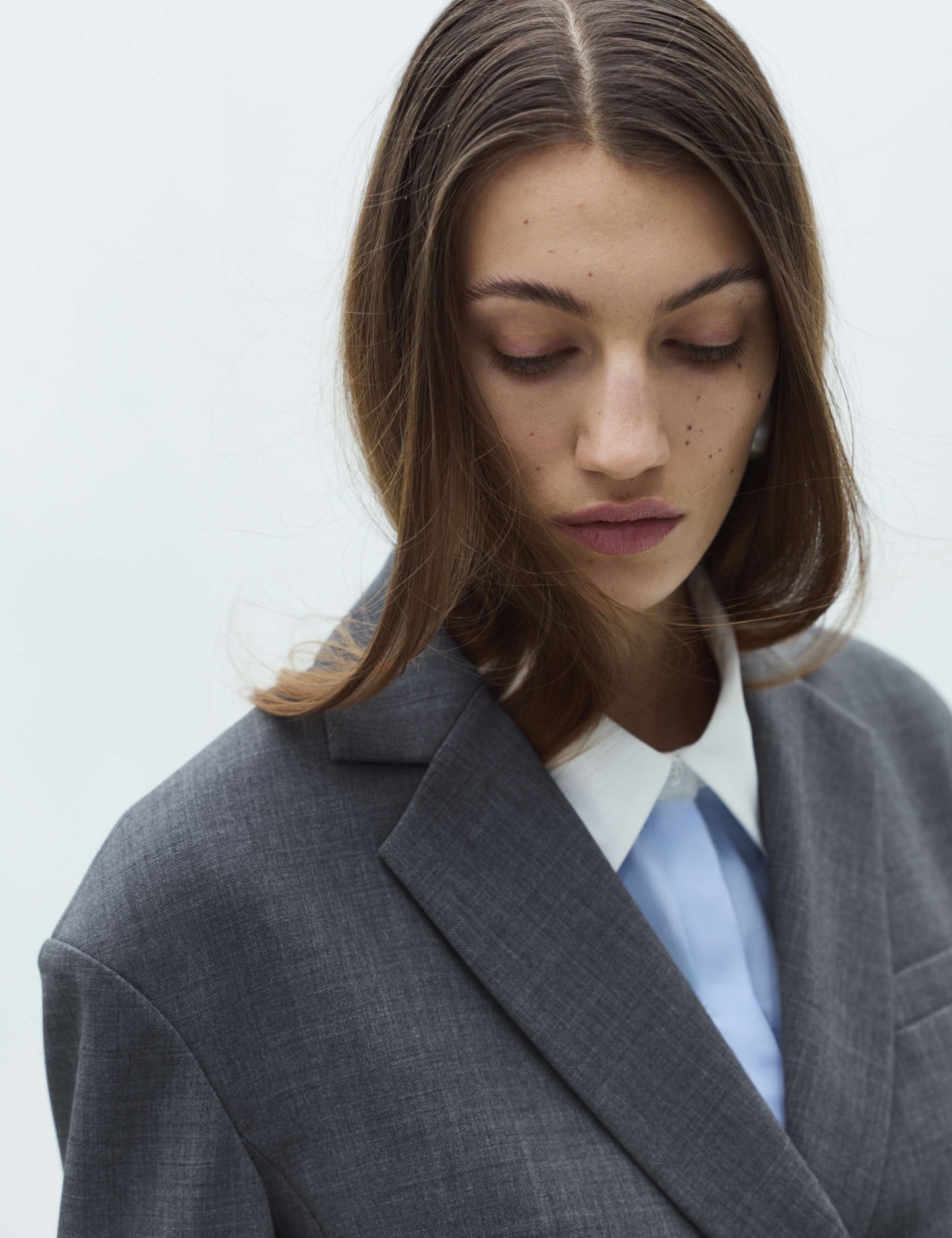 Waisted Double Breasted Longline Blazer