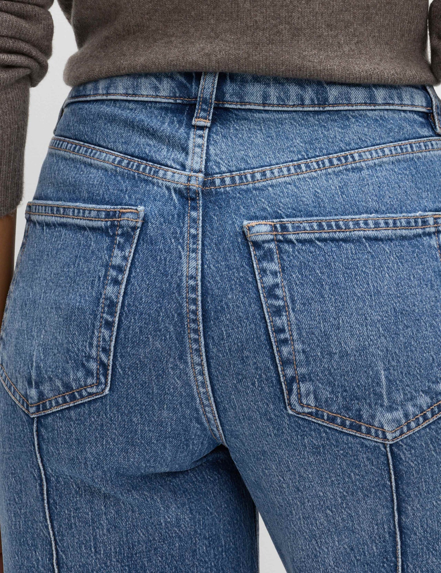 Wide Leg Pintuck Jeans