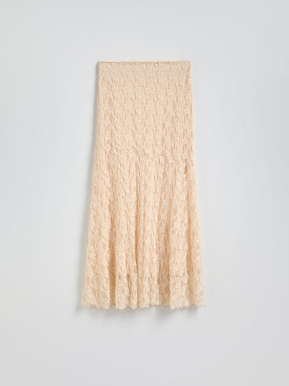 Maxi lace skirt