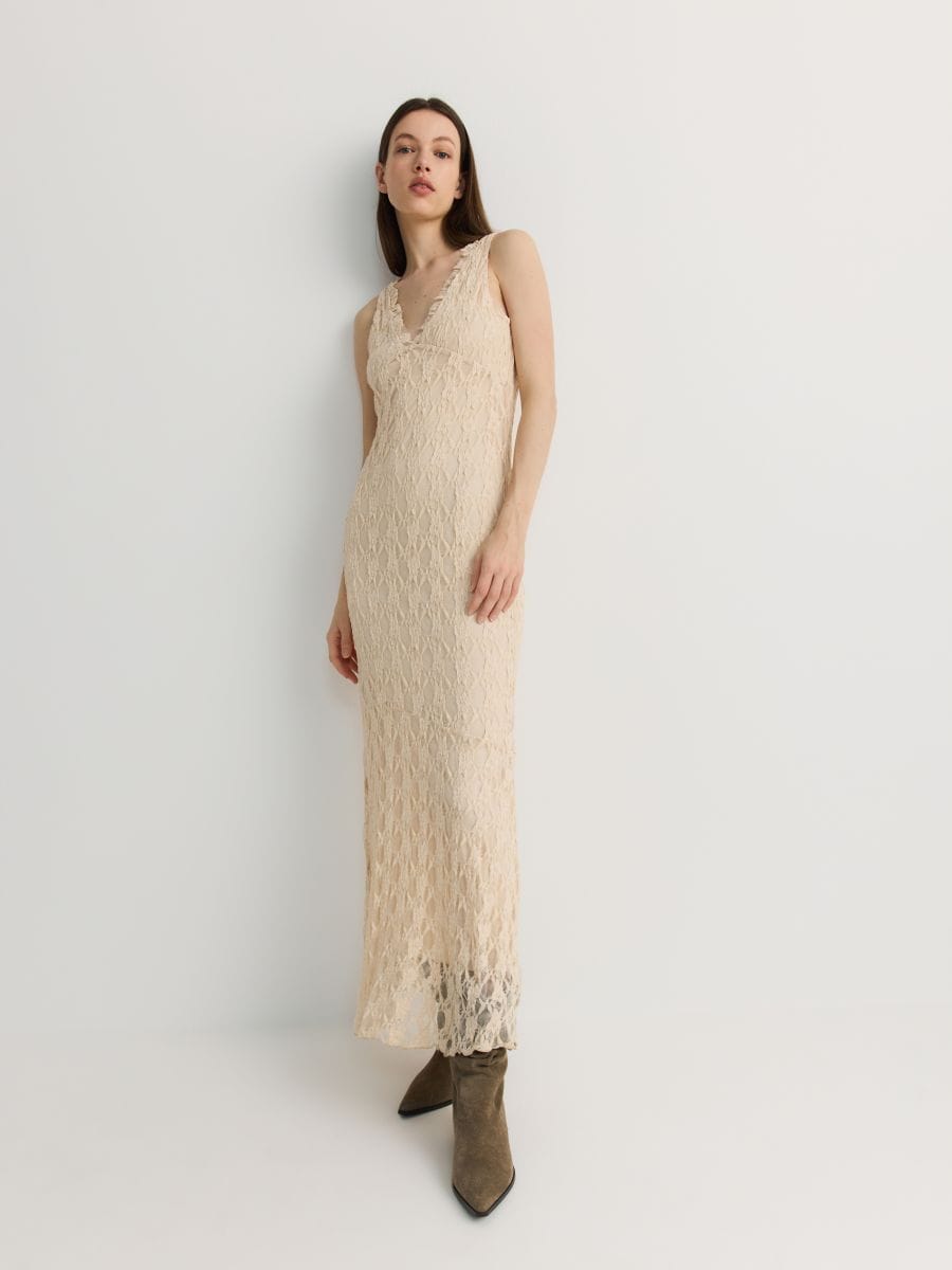 Lace maxi dress