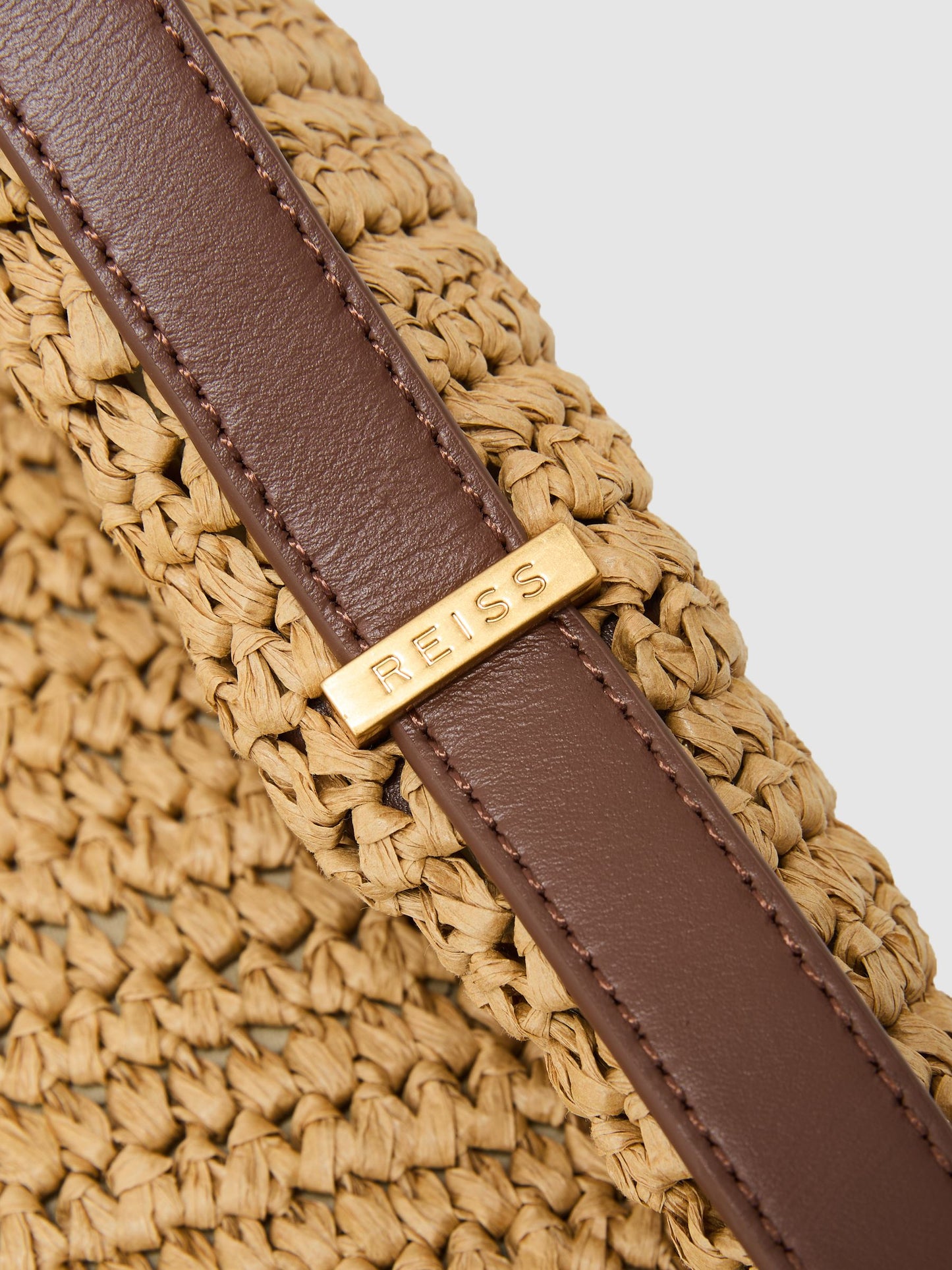 Raffia-Effect Tote Bag in Natural