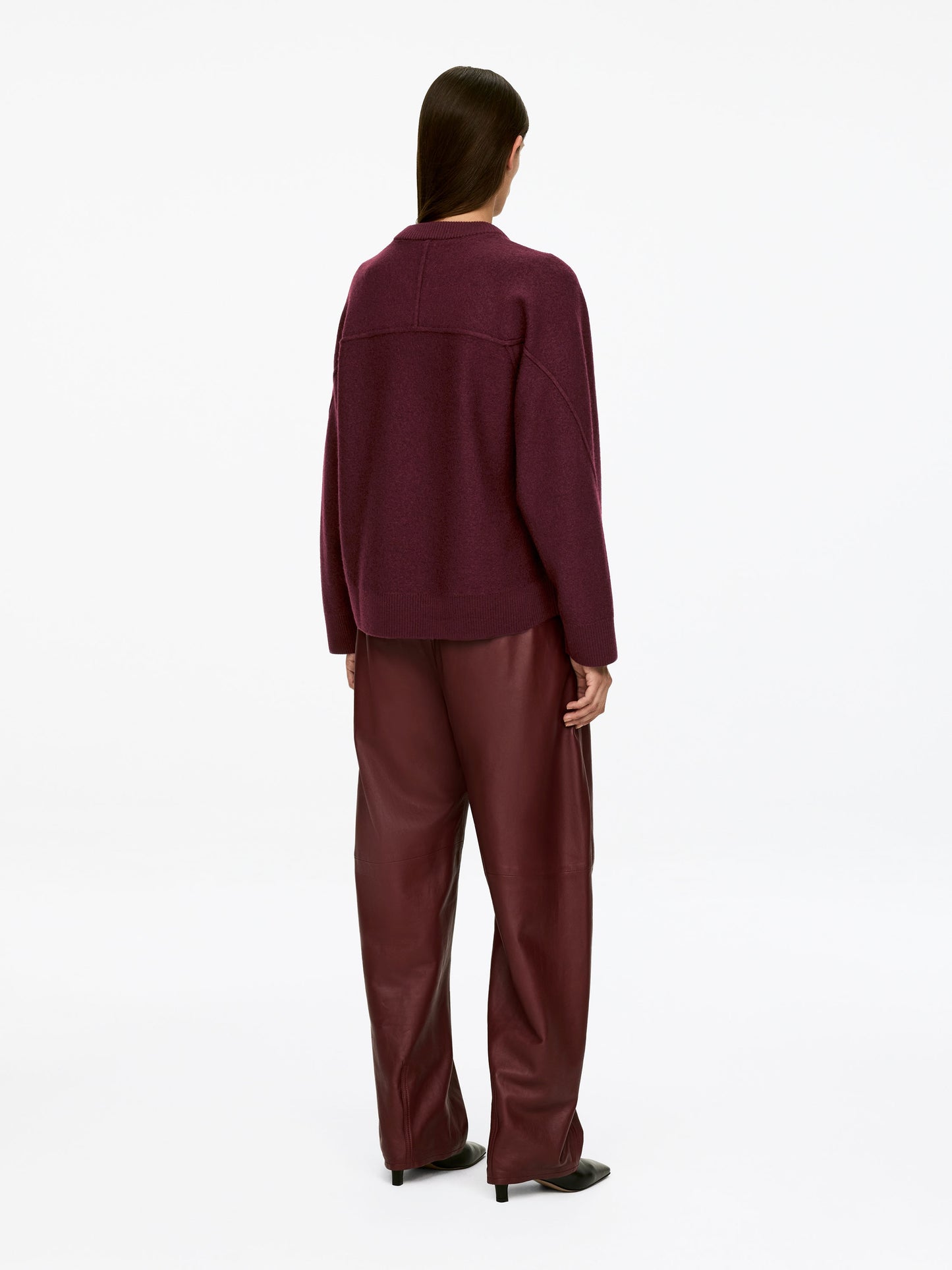 Boiled Wool Cardigan