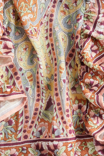 Frill-trimmed dress