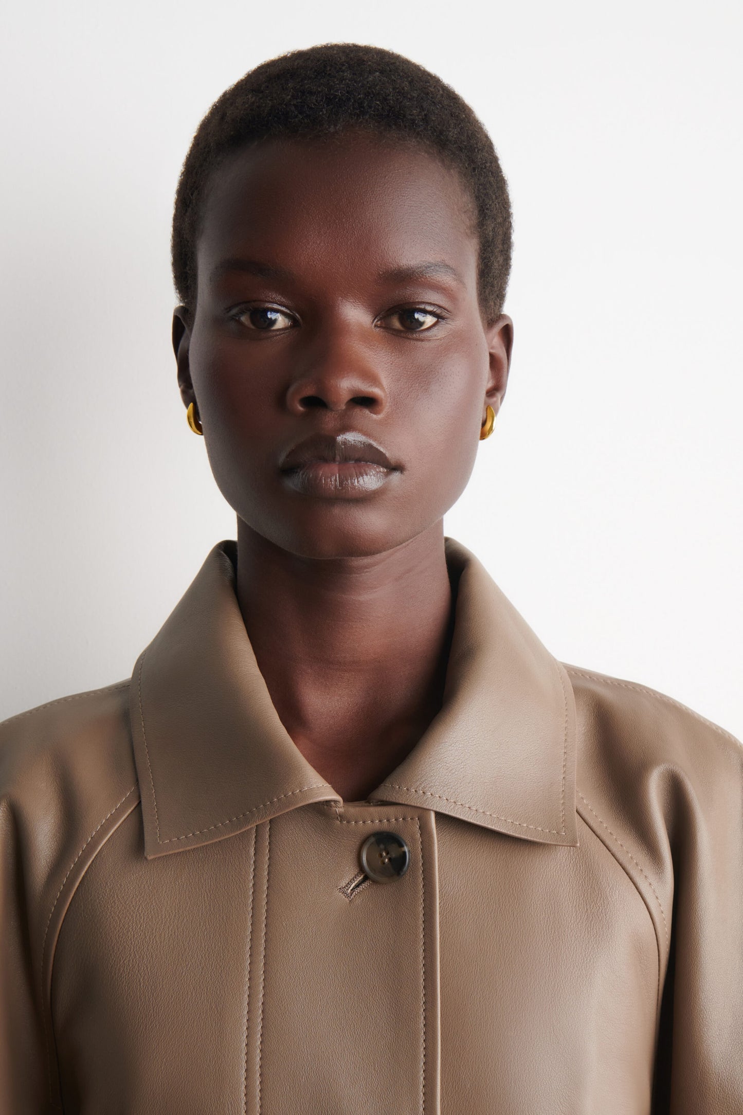 Domed Mini Hoop Earrings