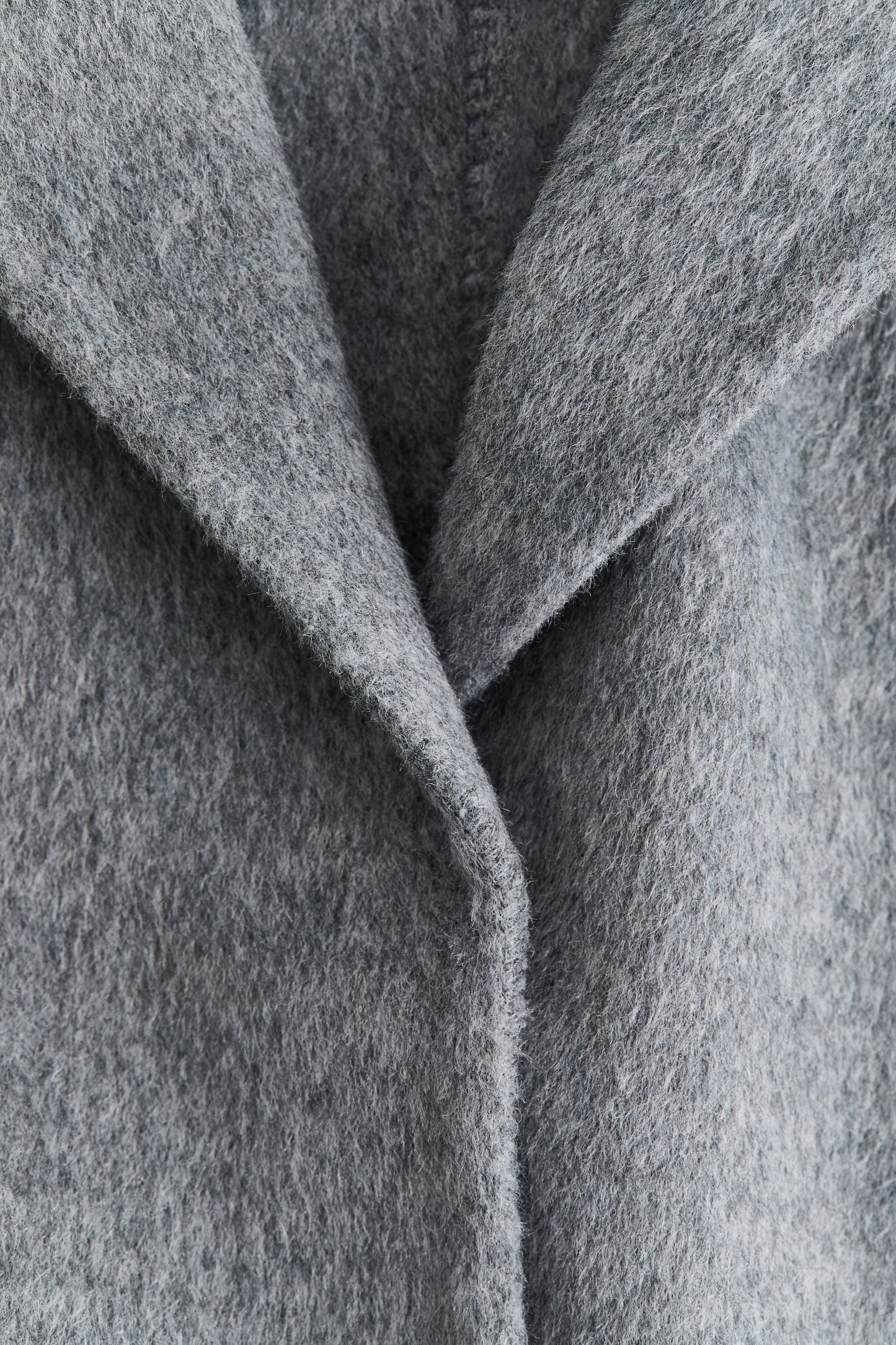 Handmade wool-blend coat