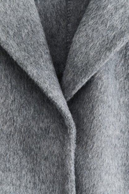 Handmade wool-blend coat