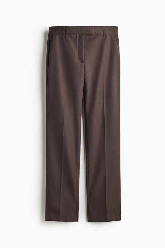 Wool-blend trousers