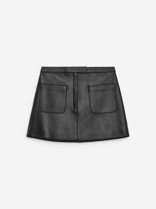 Leather Mini Skirt