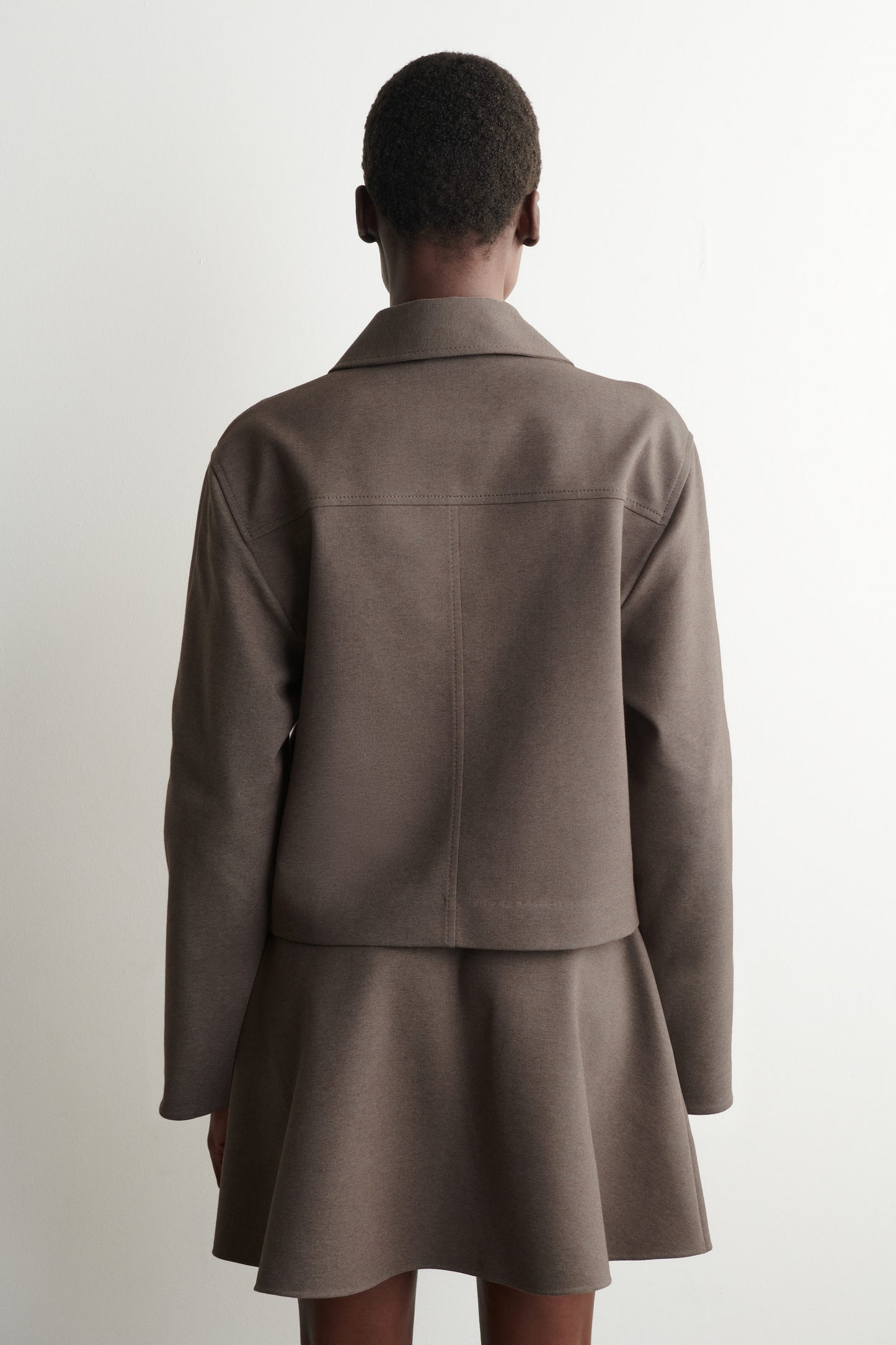 Rounded Jersey Jacket