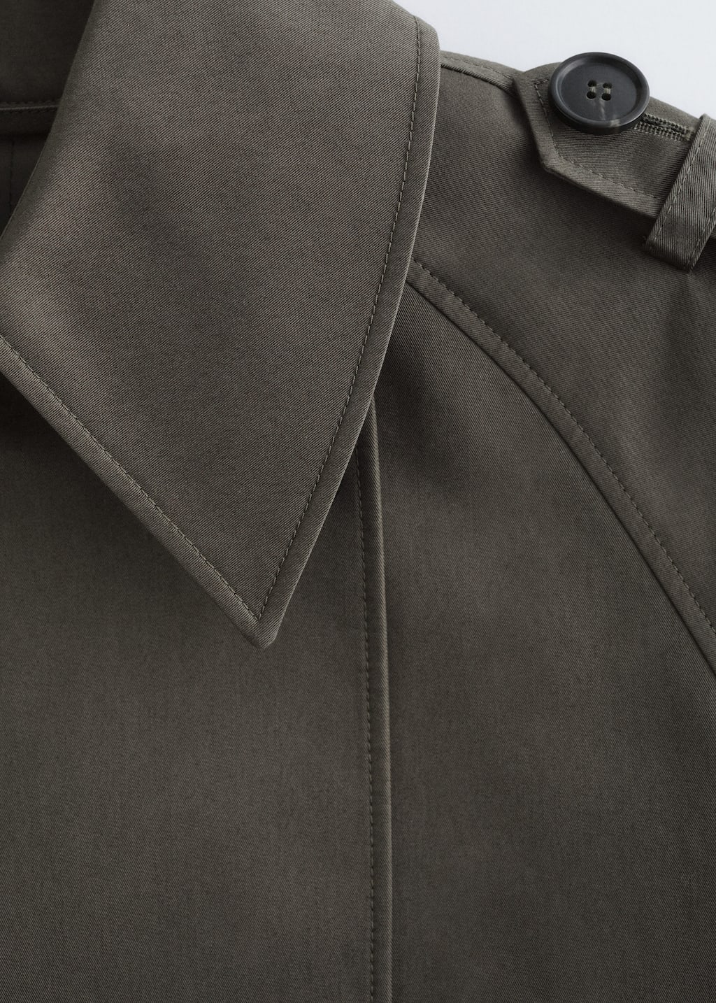 Double-Breasted Trench Jacket