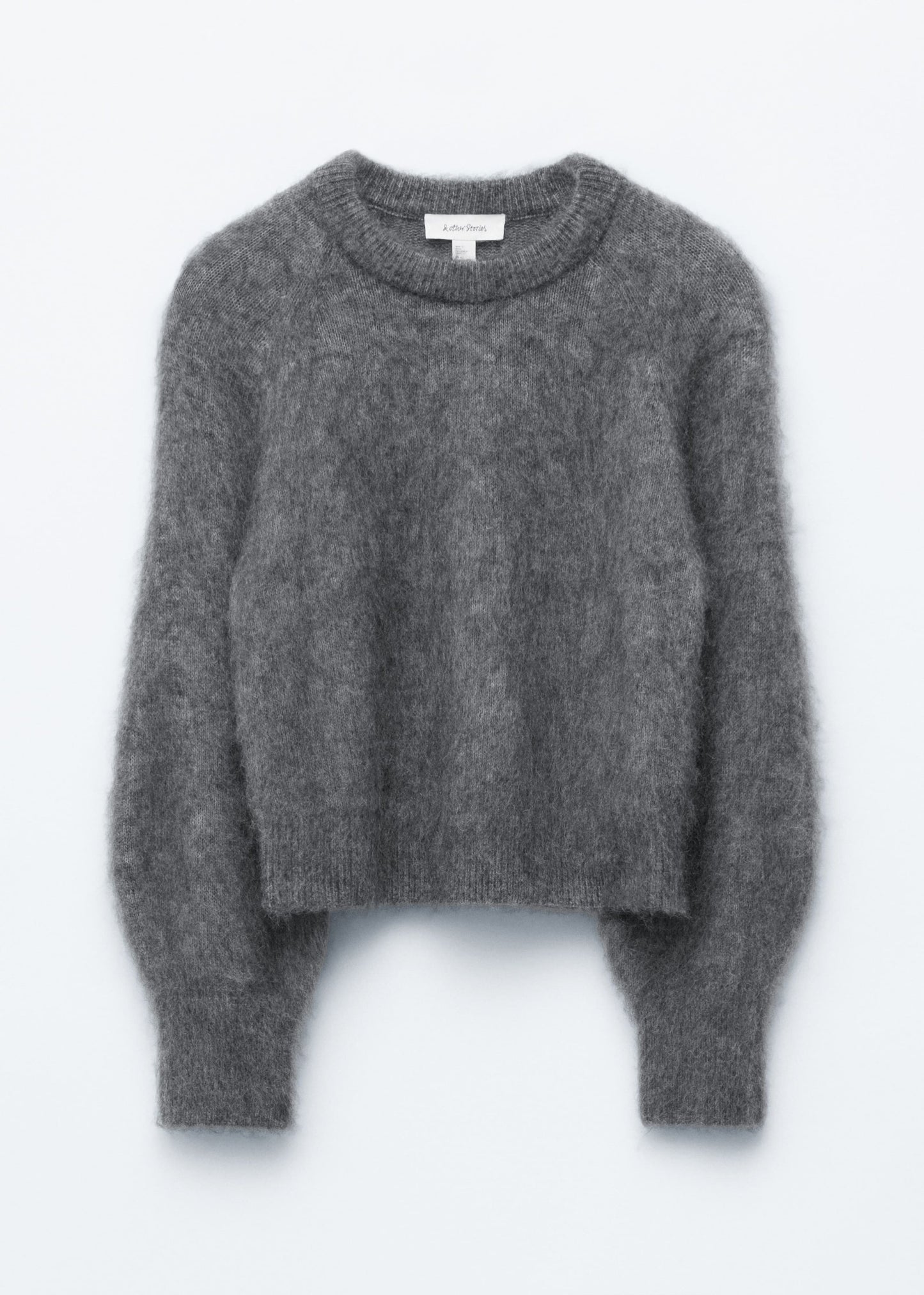 Mohair-Blend Balloon-Sleeve Jumper