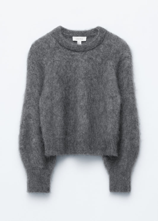Mohair-Blend Balloon-Sleeve Jumper