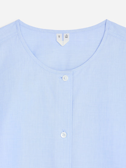 Pima Cotton Scarf Blouse