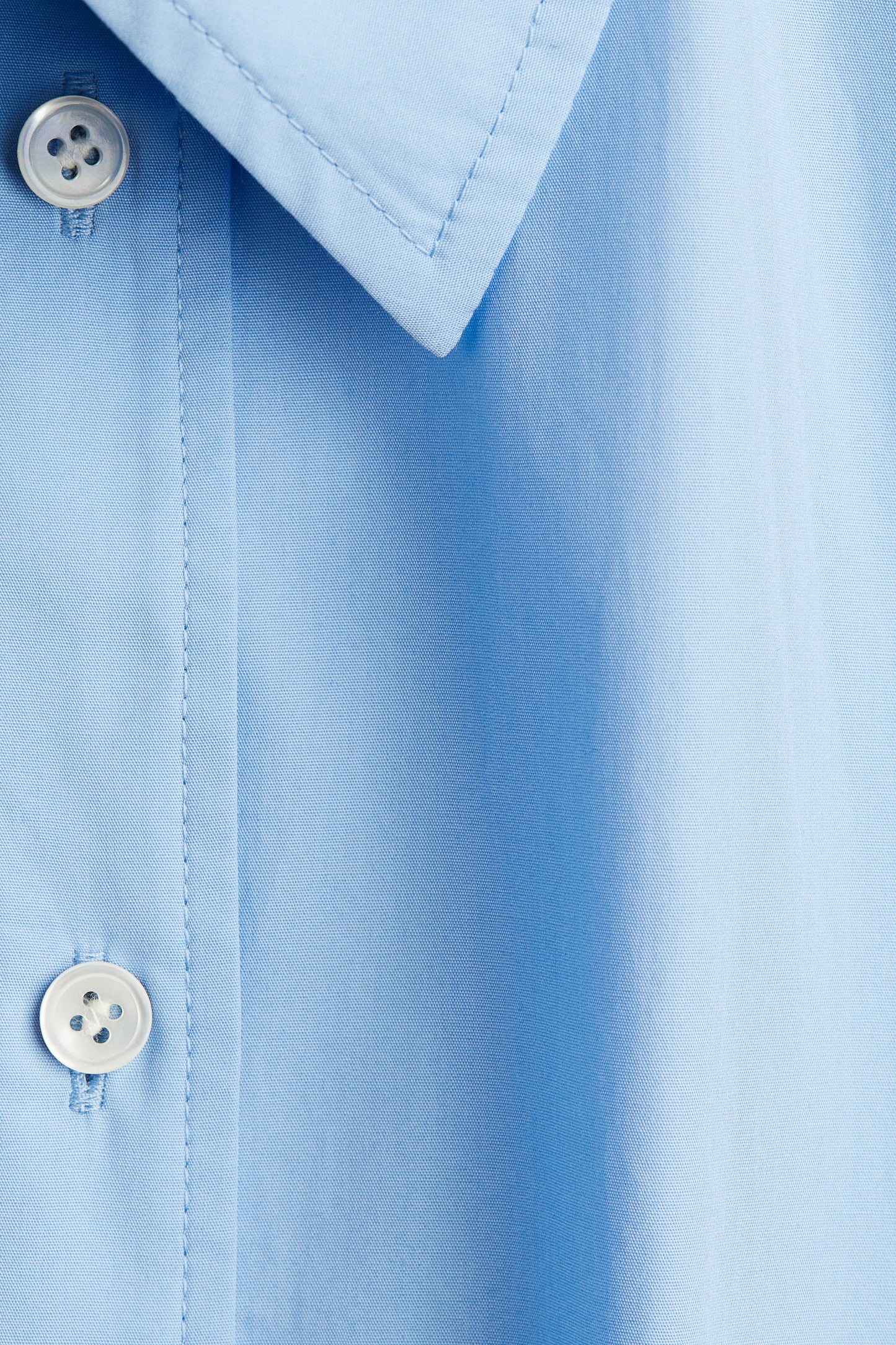 Oversized poplin shirt