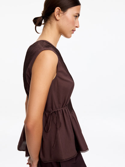 Pintuck Top