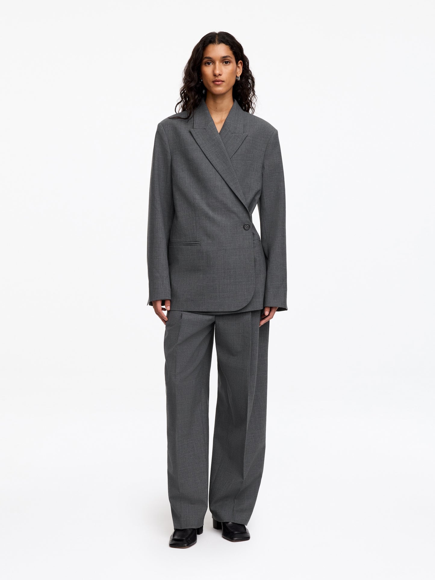 Wool-Blend Blazer