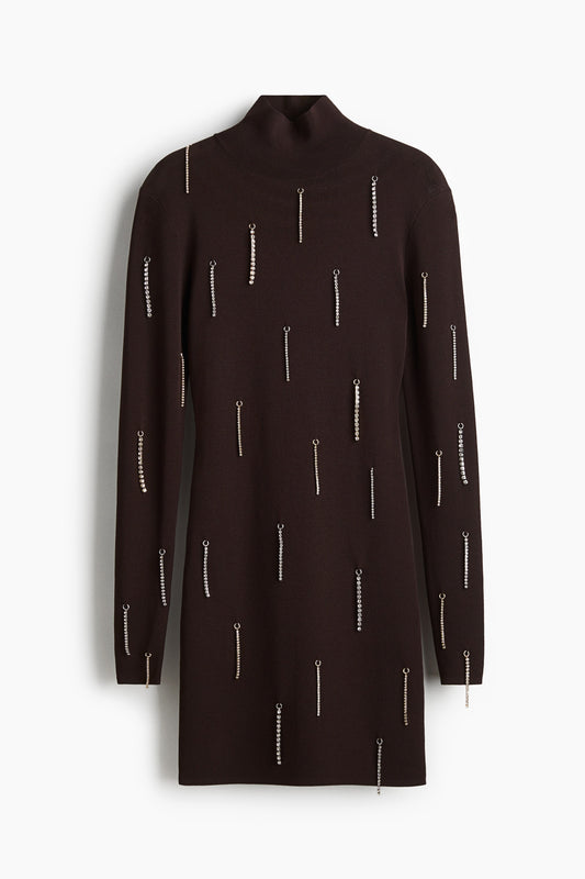 Rhinestone-embellished dress