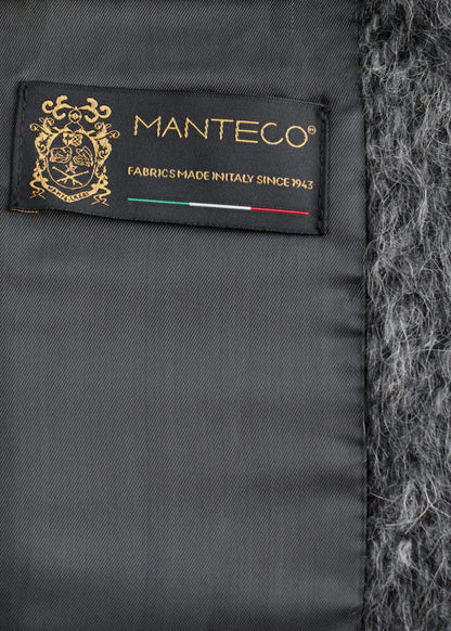 Brushed Wool-Blend Coat