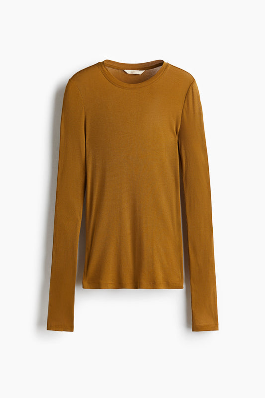 Ribbed pima cotton top