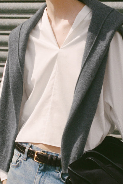 Merino Wool V-Neck Jumper