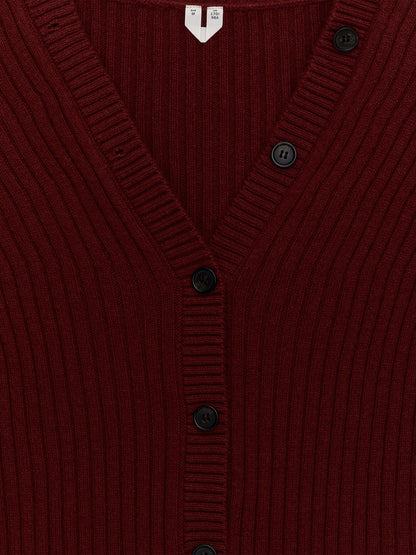 Rib-Knit Cardigan