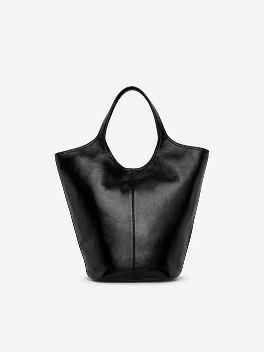 Patent Leather Tote Bag