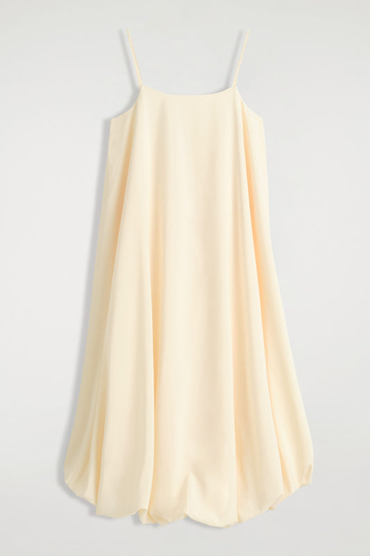 Bubble-Hem Mini Dress