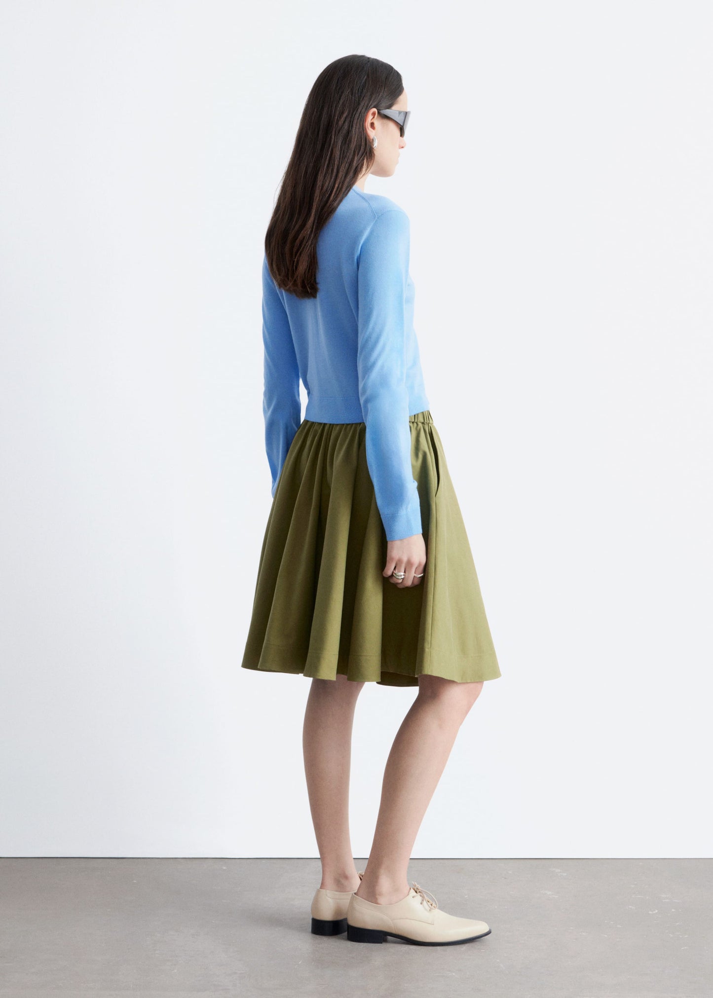 Cropped Cashmere Cardigan