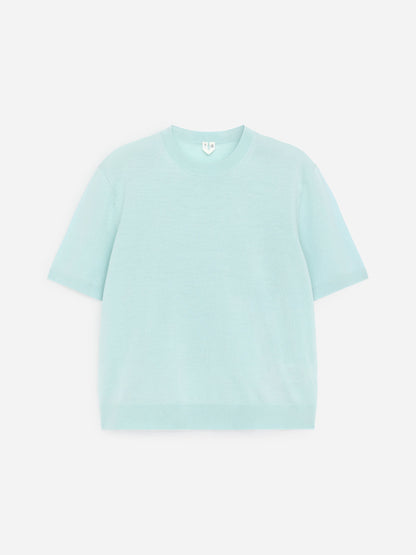 Knitted Merino Wool T-Shirt