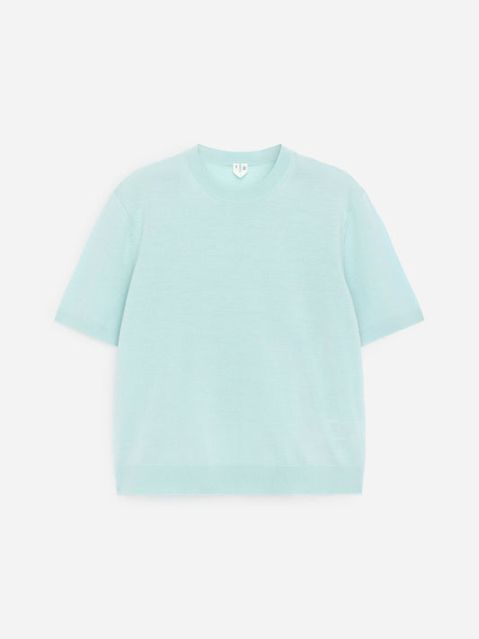 Knitted Merino Wool T-Shirt