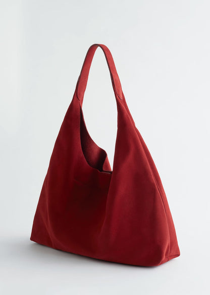 Large Suede Tote Bag