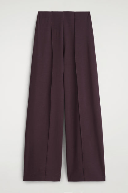 Modal Wide-Leg Trousers