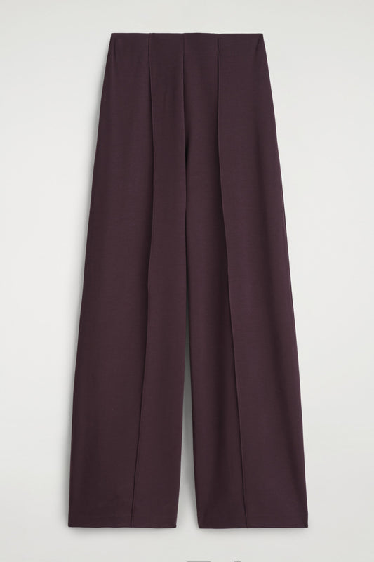 Modal Wide-Leg Trousers