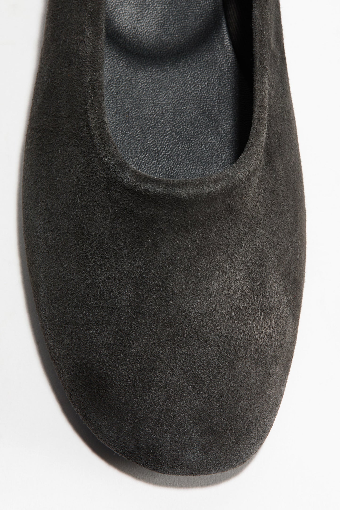 Suede Mary Jane ballet flats