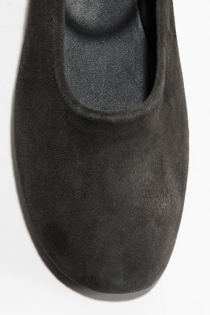 Suede Mary Jane ballet flats