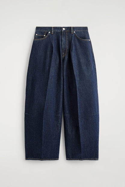 Twine Barrel-Leg Jeans