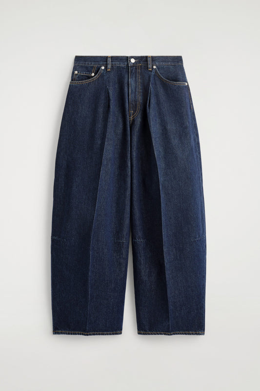 Twine Barrel-Leg Jeans