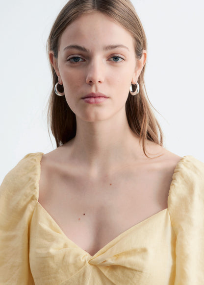 Linen Midi Dress