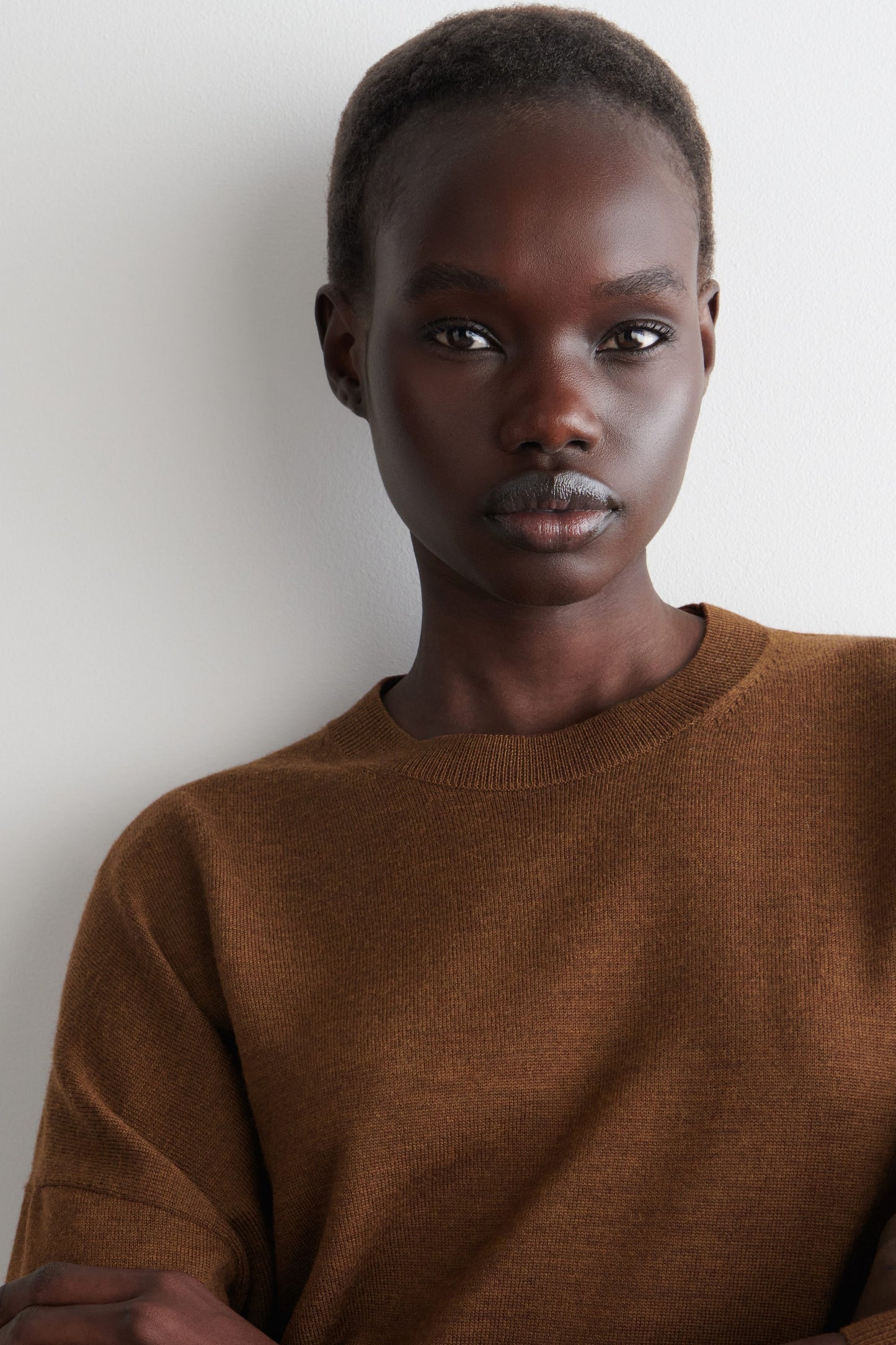 Merino wool crew-neck jumper