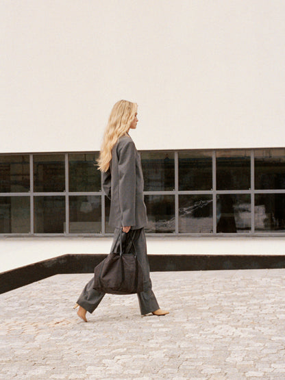 Pleated Wool-blend Trousers