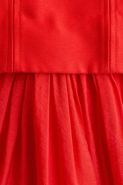 Hourglass bandeau dress