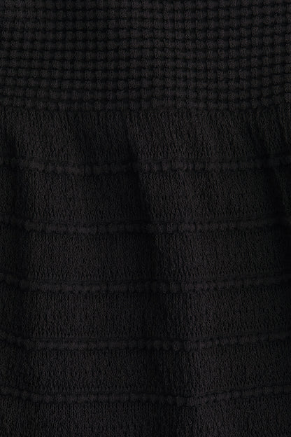 Textured-knit skirt