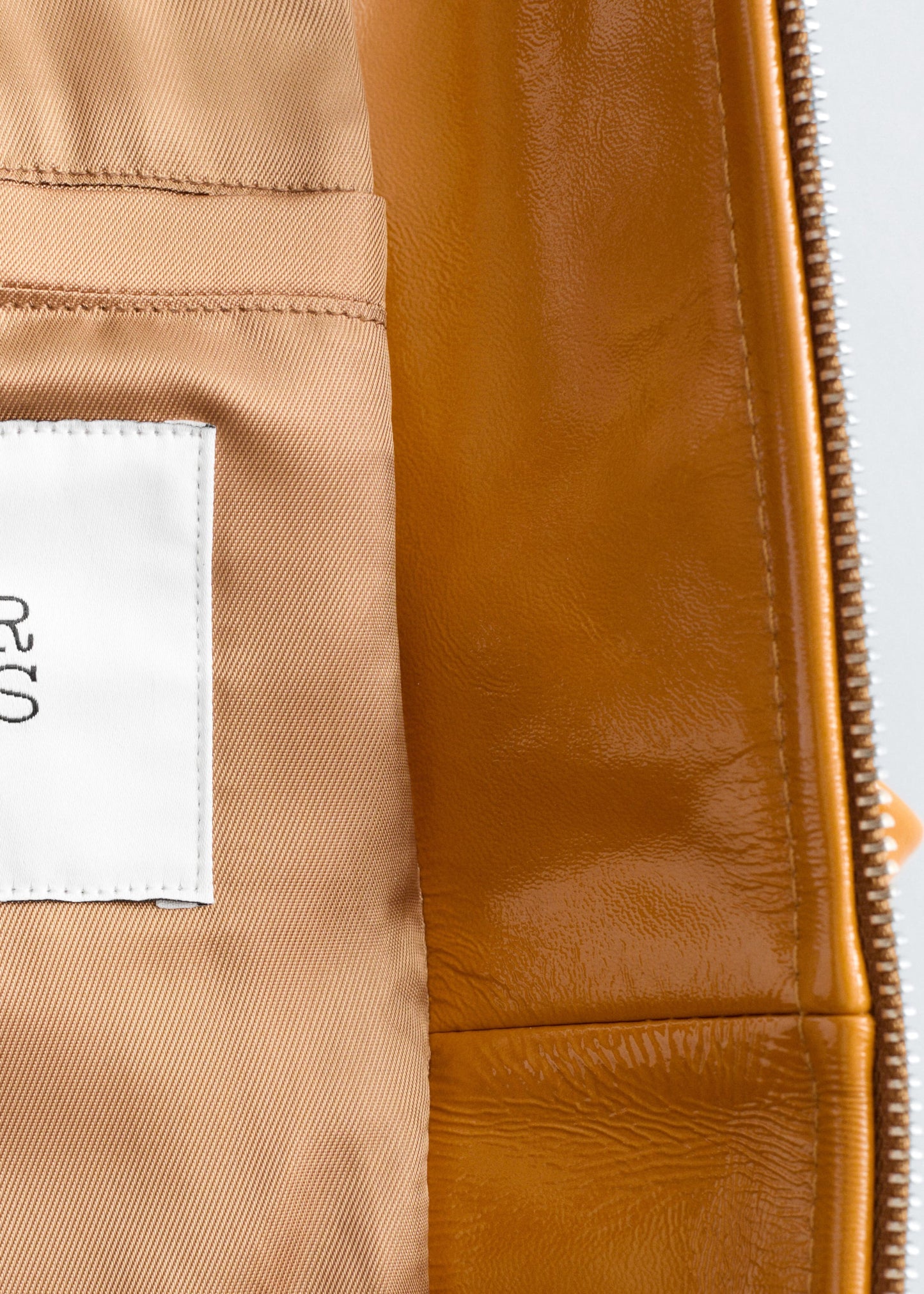 Patent Leather Biker Jacket