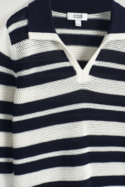 Open-Knit Polo Shirt