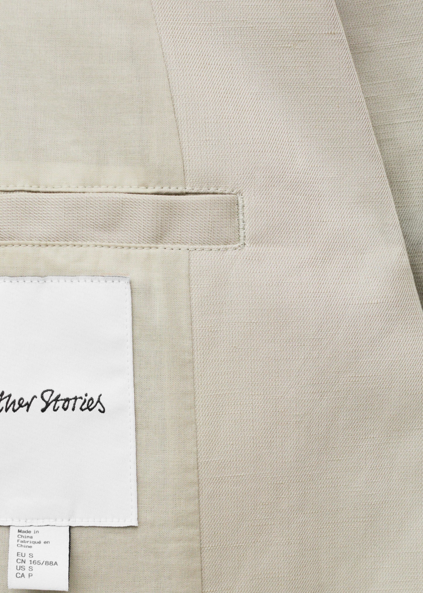 Cropped Wool-Linen Blazer