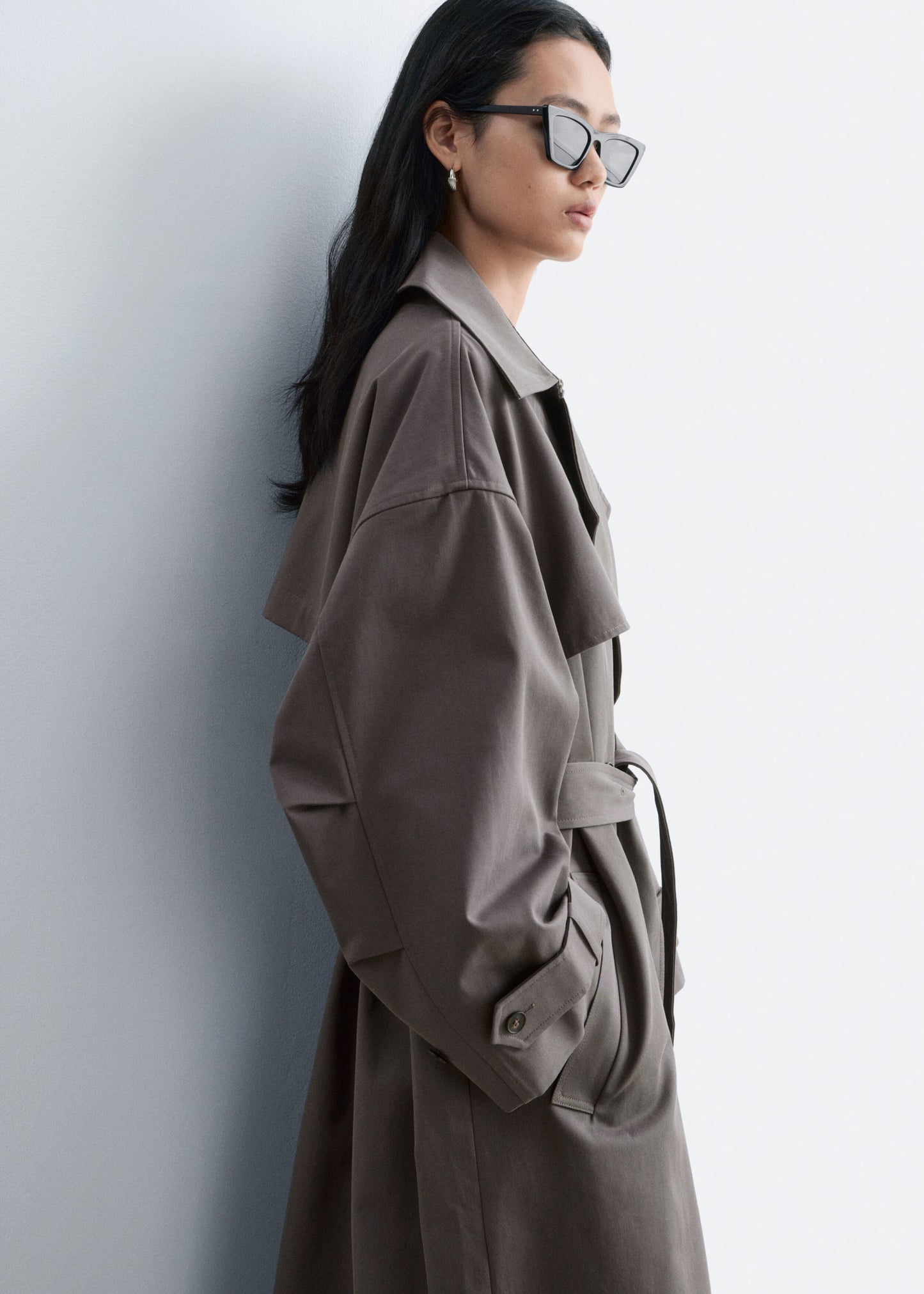 Double-Breasted Trench Coat