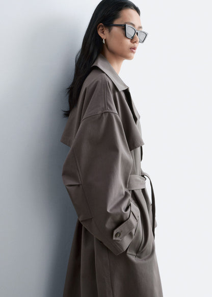Double-Breasted Trench Coat