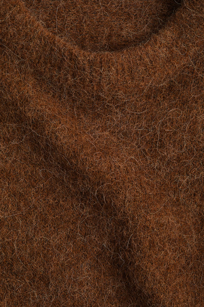 Oversized alpaca-blend jumper