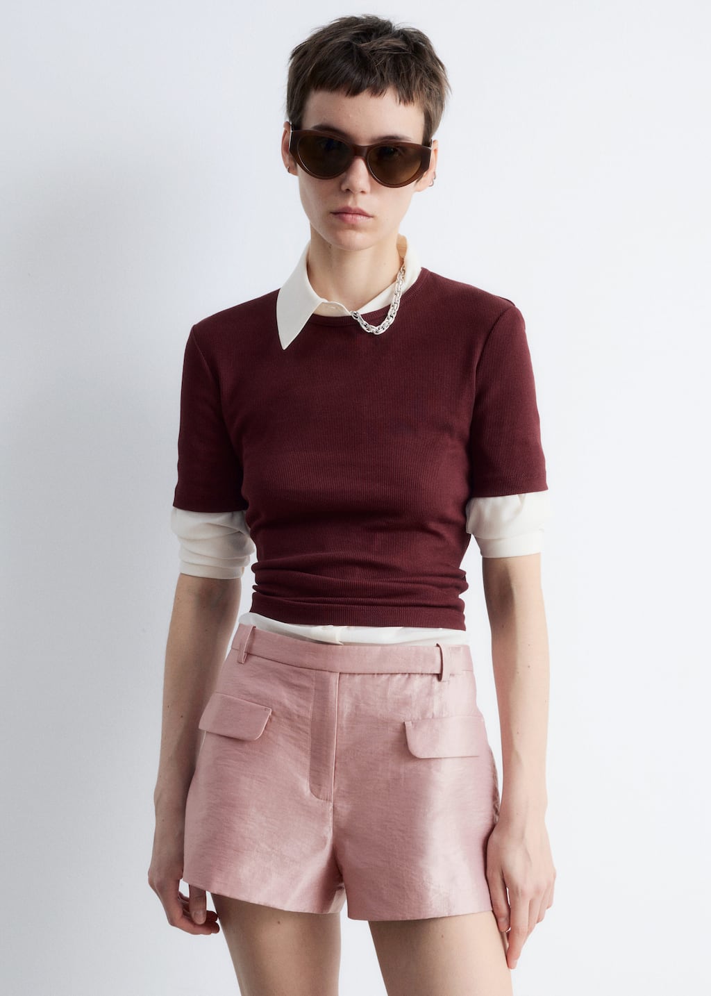 Satin Mini Shorts