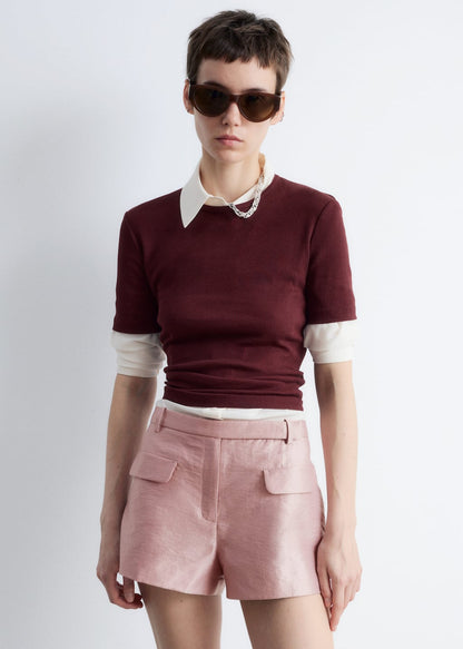 Satin Mini Shorts